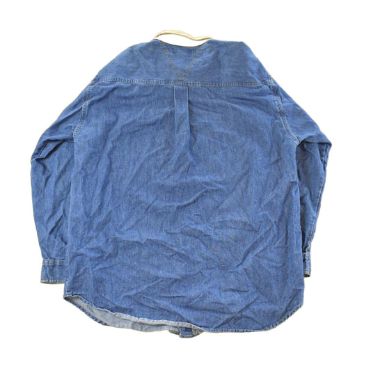 Vintage 1990's Orvis Denim Button Up Shirt Men's XL from propervintagecanada