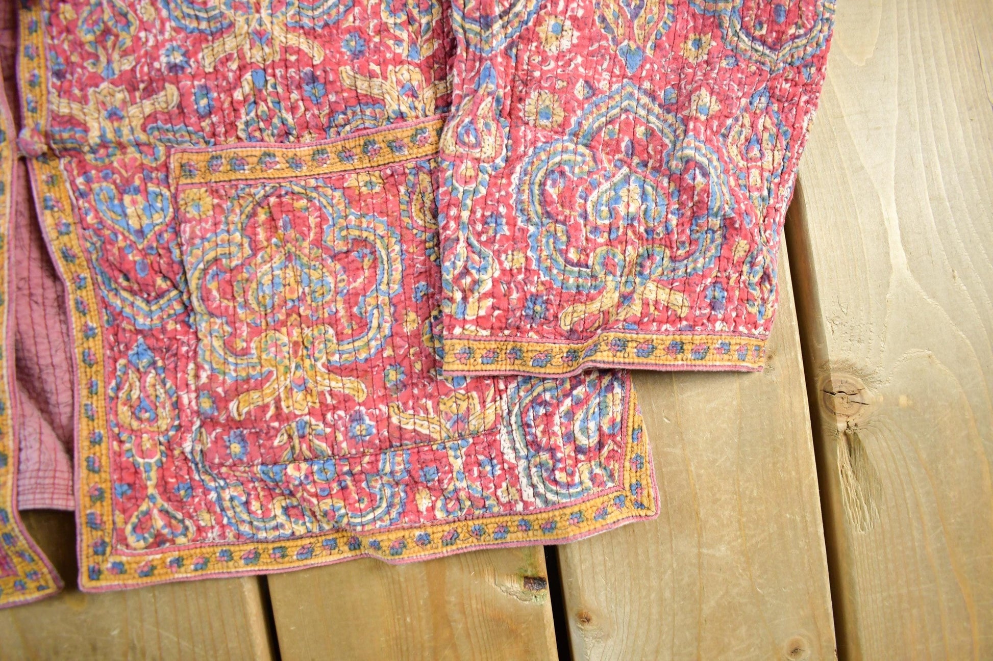 Vintage 1990's Paisley Button Up Light Jacket Women's Large from propervintagecanada