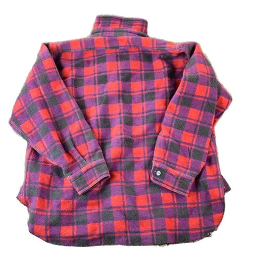 Vintage 1990's Palermo Plaid Button Up Western Shirt Made In USA Men's XL from propervintagecanada