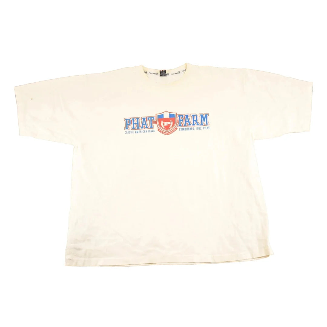 Vintage 1990's Phat Farm New York Souvenir Streetwear T-Shirt Men's XXL from propervintagecanada
