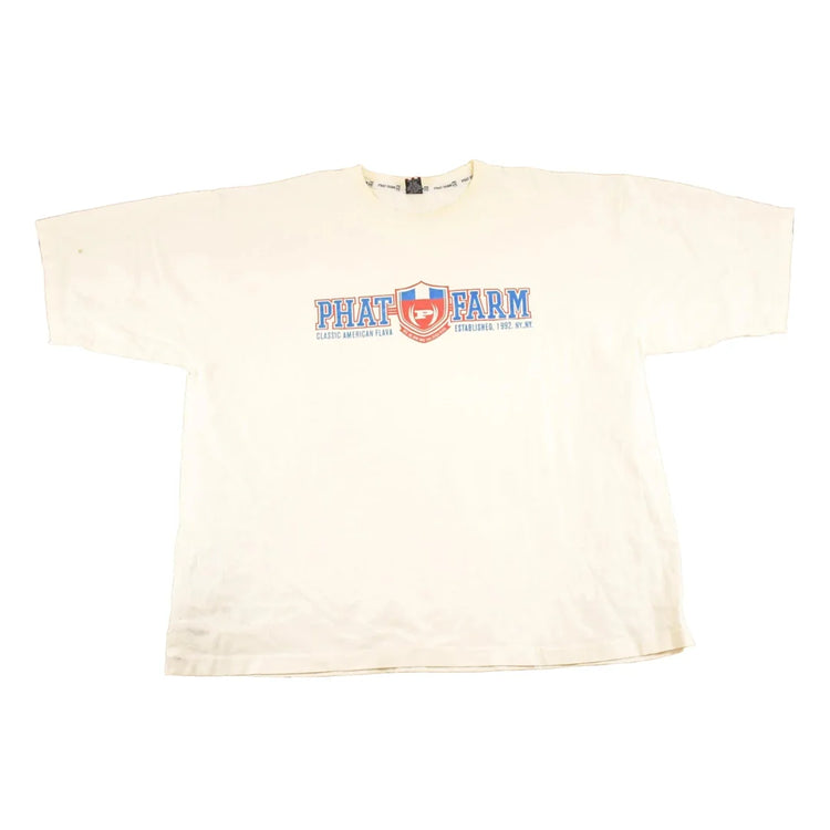 Vintage 1990's Phat Farm New York Souvenir Streetwear T-Shirt Men's XXL from propervintagecanada
