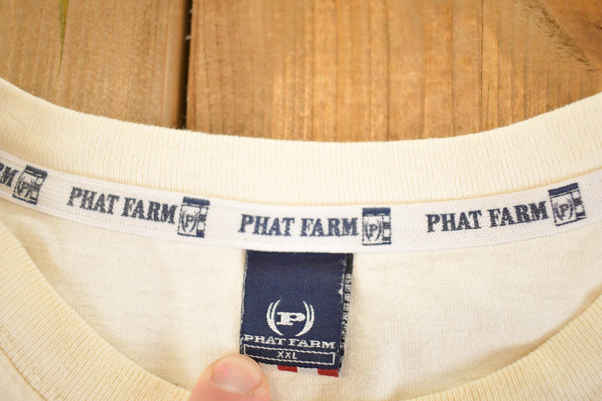 Vintage 1990's Phat Farm New York Souvenir Streetwear T-Shirt Men's XXL from propervintagecanada