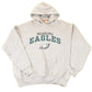 Vintage 1990's Philadelphia Eagles Graphic Print NFL Hoodie Sweatshirt Mens L from propervintagecanada
