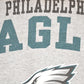 Vintage 1990's Philadelphia Eagles Graphic Print NFL Hoodie Sweatshirt Mens L from propervintagecanada