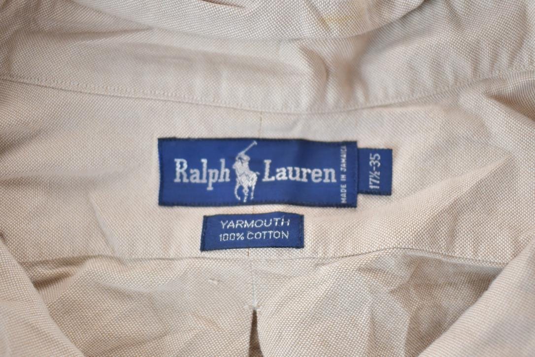 Vintage 1990's Polo Ralph Lauren Button Up Western Shirt Made In USA Men's 2XL from propervintagecanada