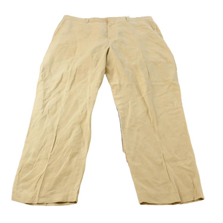 Vintage 1990's Polo Ralph Lauren Linen Silk Trousers Men's 38 x 30 from propervintagecanada