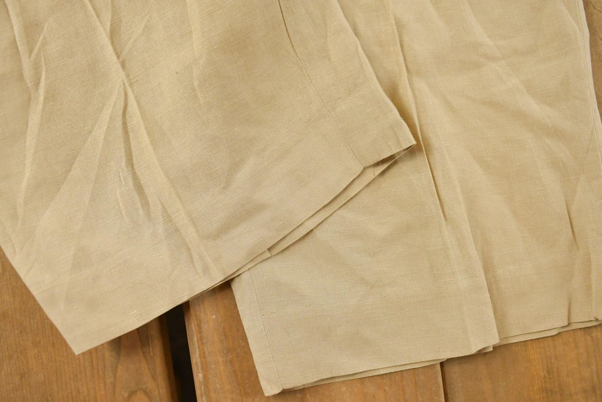 Vintage 1990's Polo Ralph Lauren Linen Silk Trousers Men's 38 x 30 from propervintagecanada