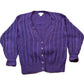 Vintage 1990's Purple Cable Knit Sweater Women's M from propervintagecanada