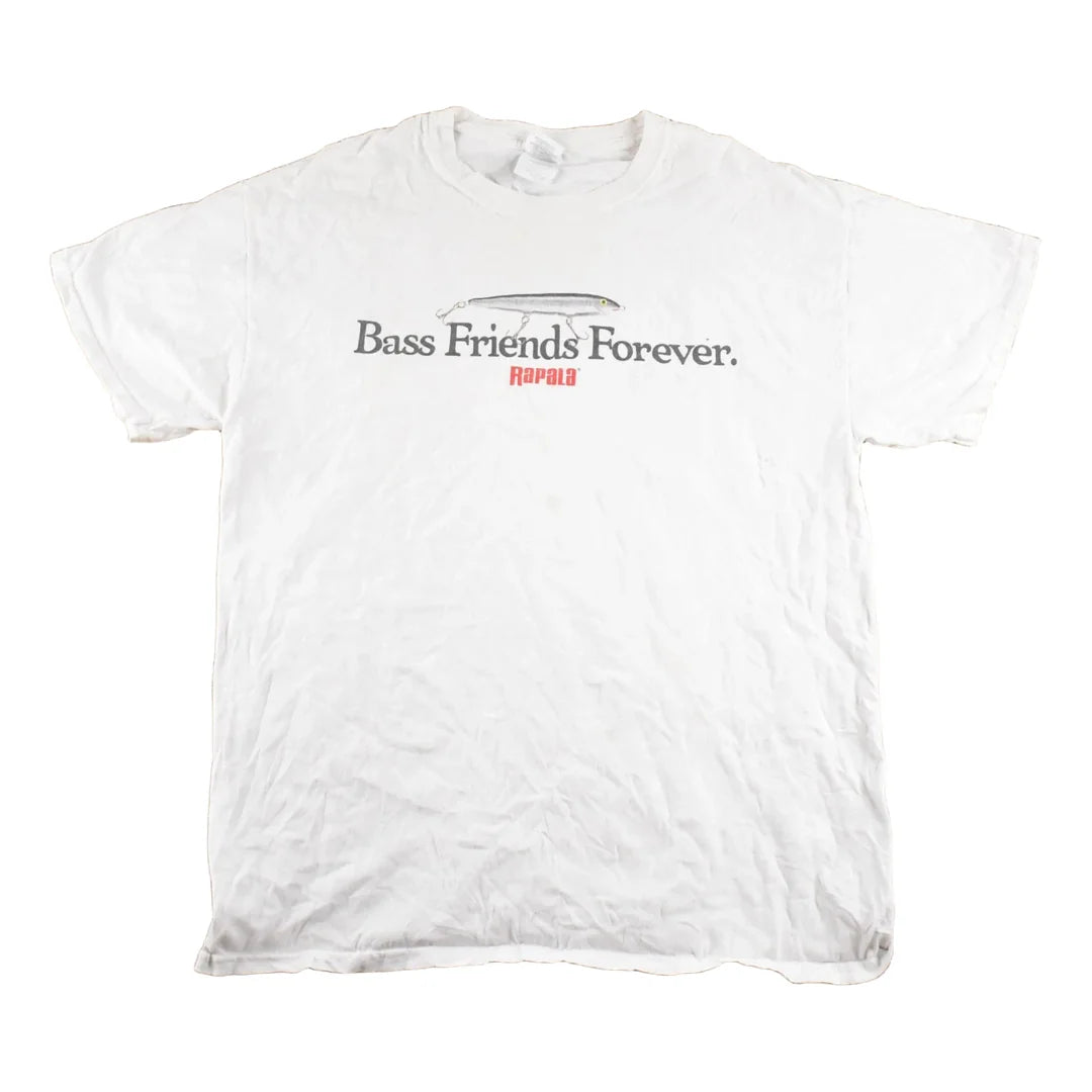 Vintage 1990's Rapala Bas Friends Souvenir Fishing T-Shirt Mens M from propervintagecanada