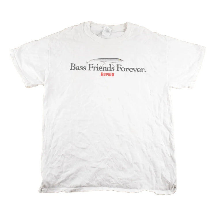 Vintage 1990's Rapala Bas Friends Souvenir Fishing T-Shirt Mens M from propervintagecanada