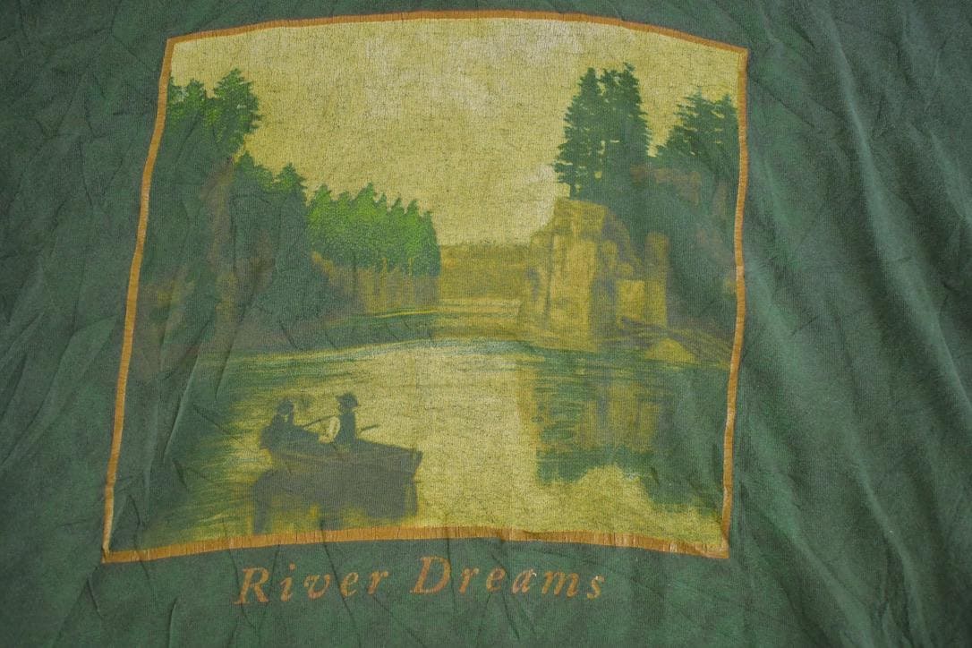 Vintage 1990's River Dreams Souvenir Travel T-Shirt Mens XXL from propervintagecanada