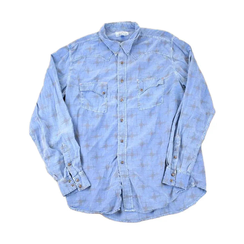Vintage 1990's Ryan Michael Western Button Up Shirt Men's L from propervintagecanada