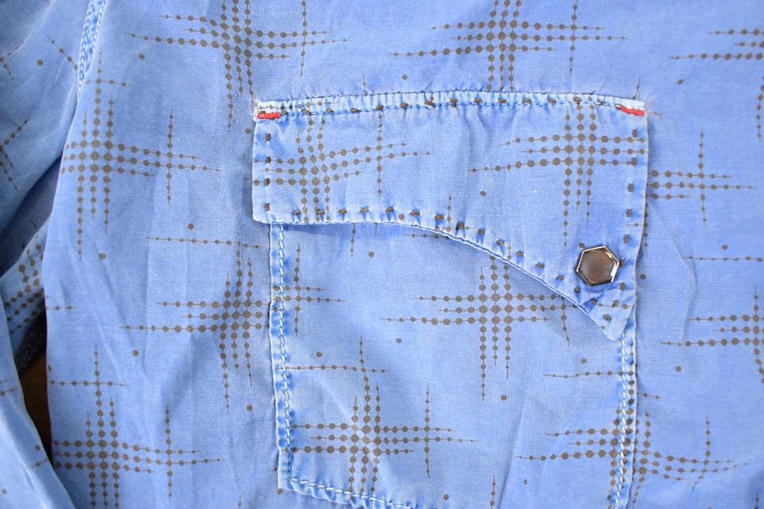 Vintage 1990's Ryan Michael Western Button Up Shirt Men's L from propervintagecanada
