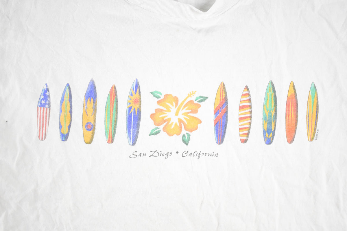 Vintage 1990's San Diego California Souvenir Travel T-Shirt Mens M from propervintagecanada