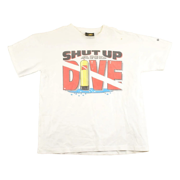 Vintage 1990's Scuba Diving Souvenir Travel T-Shirt Mens L from propervintagecanada