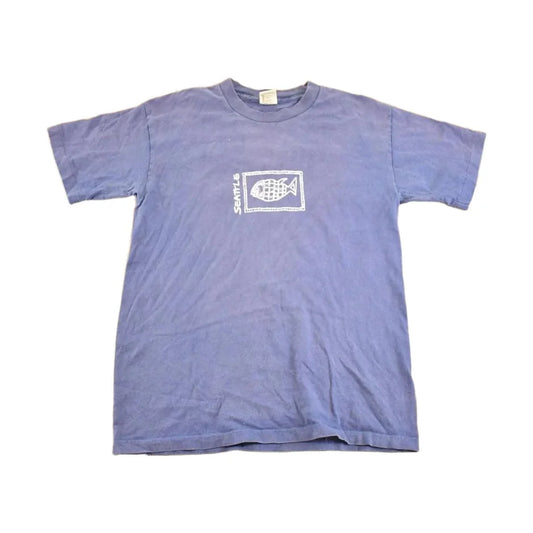 Vintage 1990's Seattle Fish Souvenir Travel T-Shirt Mens M from propervintagecanada