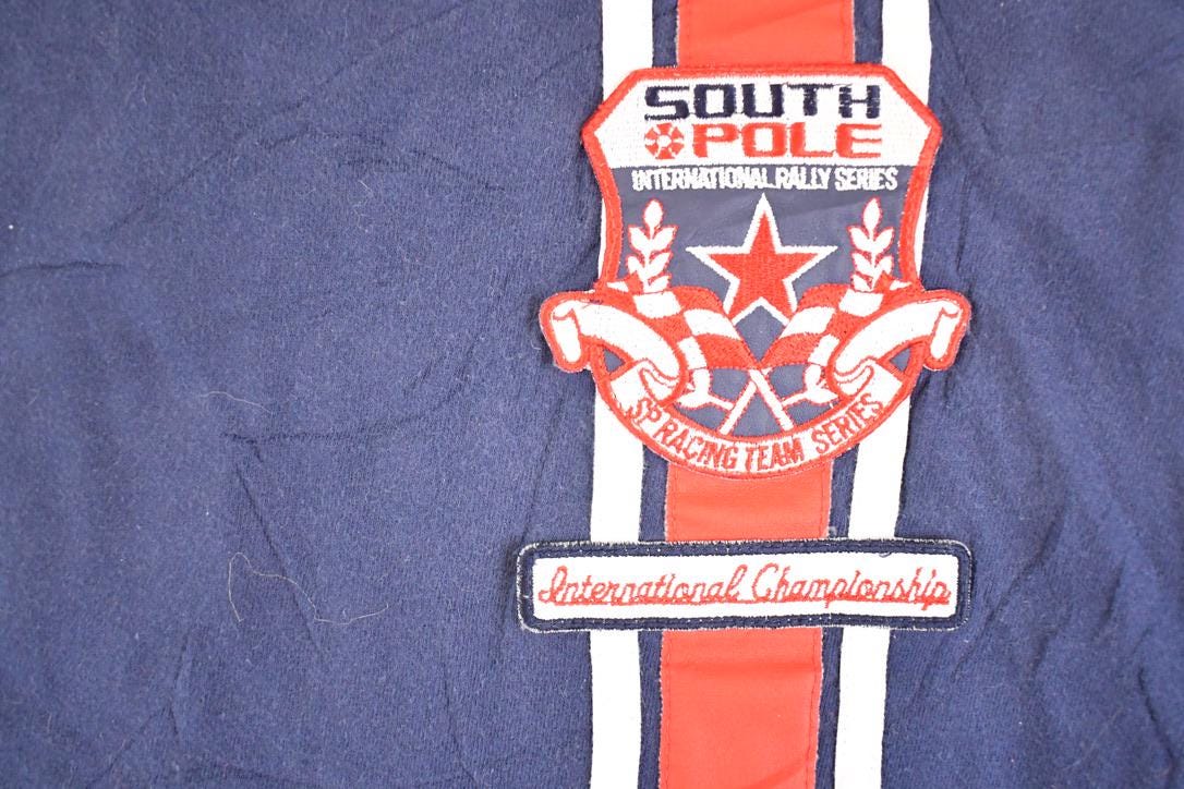 Vintage 1990's Southpole Racing Souvenir NY Streetwear T-Shirt Men's XL from propervintagecanada