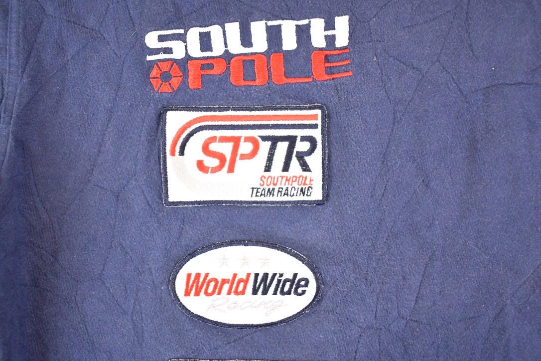 Vintage 1990's Southpole Racing Souvenir NY Streetwear T-Shirt Men's XL from propervintagecanada