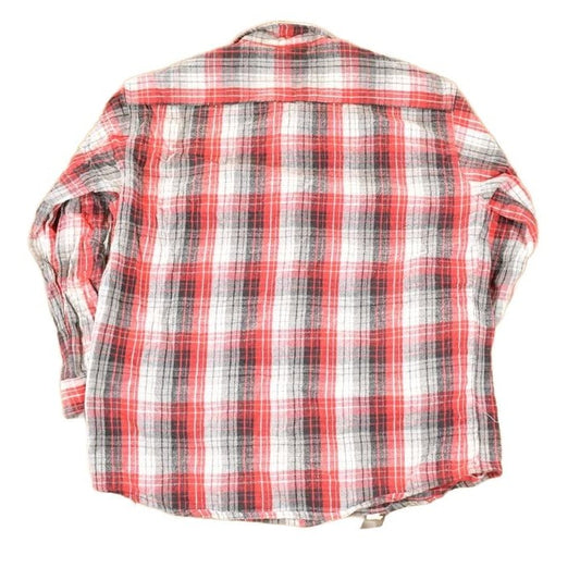 Vintage 1990's St Johns Bay Heavyweight Plaid Western Style Button Up Shirt Men's Large from propervintagecanada