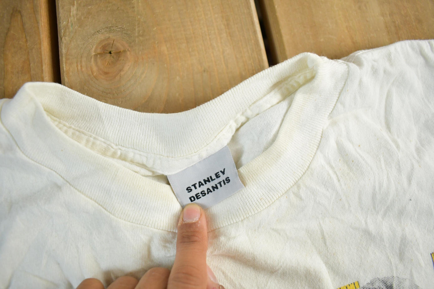 Vintage 1990's Stanley Desantis Home Improvement Graphic T-Shirt Men's XL from propervintagecanada