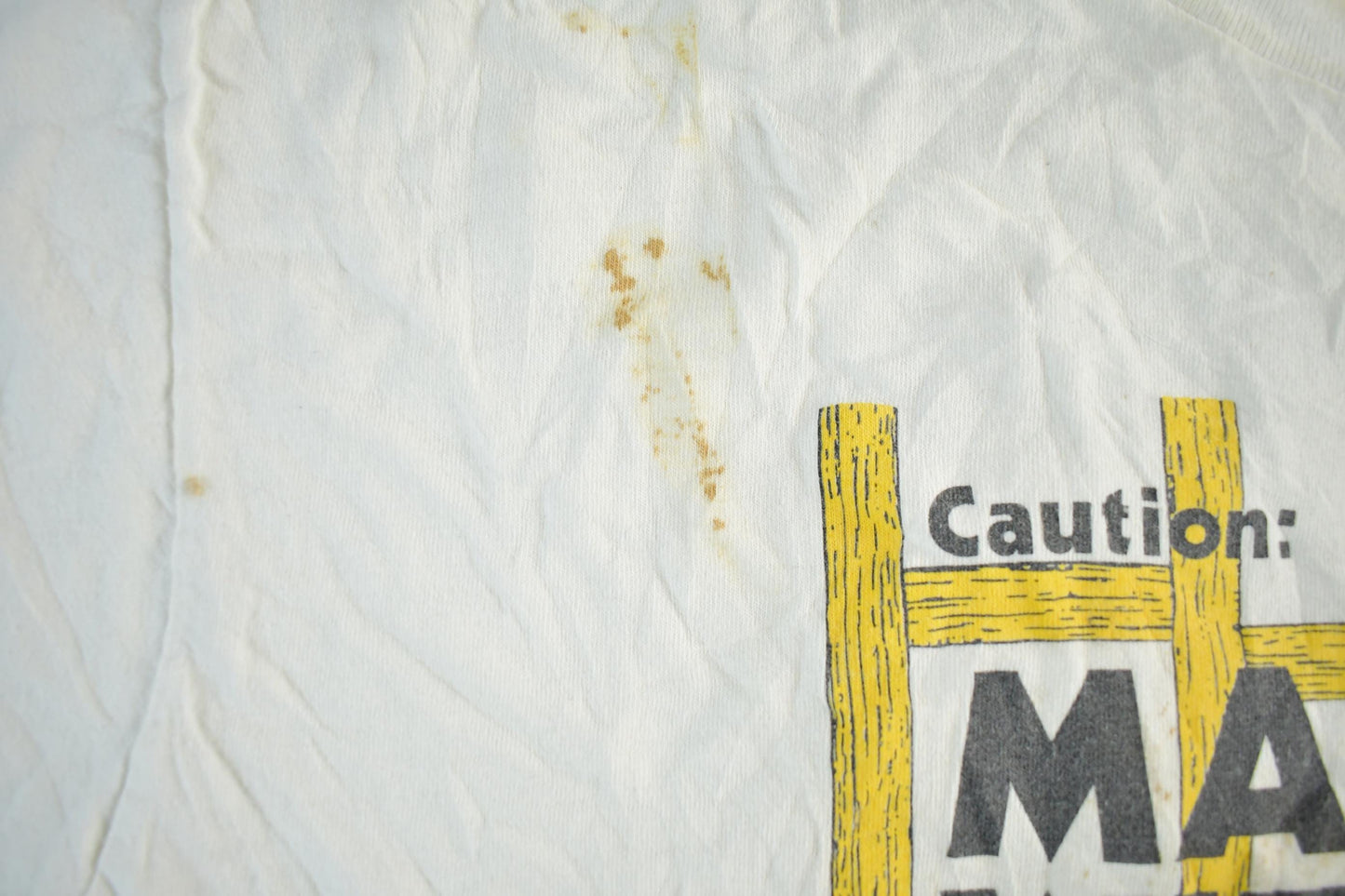 Vintage 1990's Stanley Desantis Home Improvement Graphic T-Shirt Men's XL from propervintagecanada