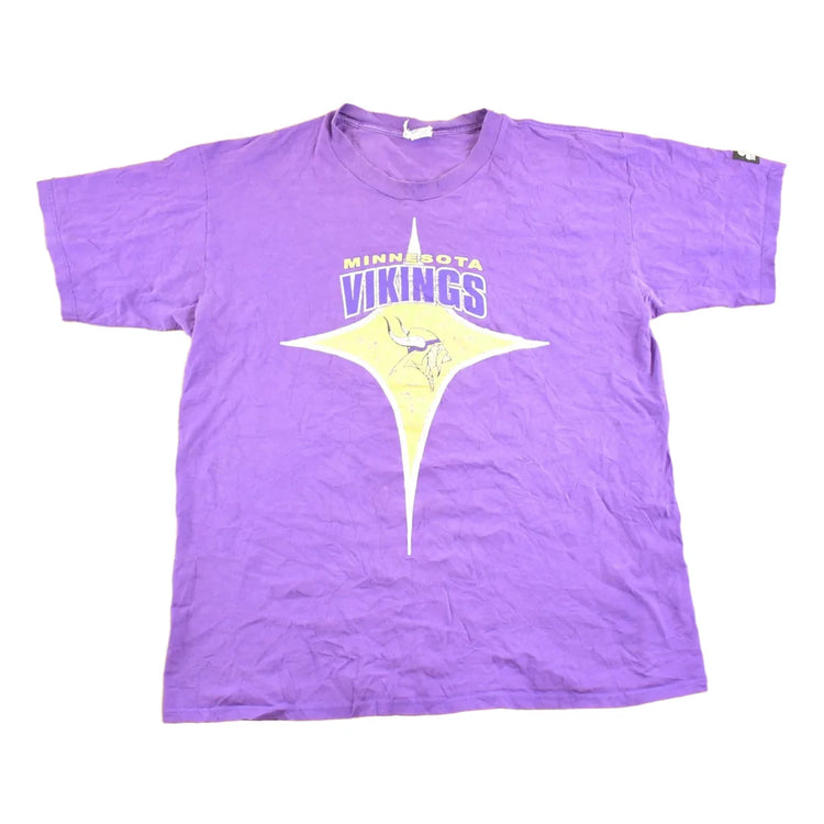 Vintage 1990's Starter Minnesota Vikings NFL T Shirt Men's L from propervintagecanada