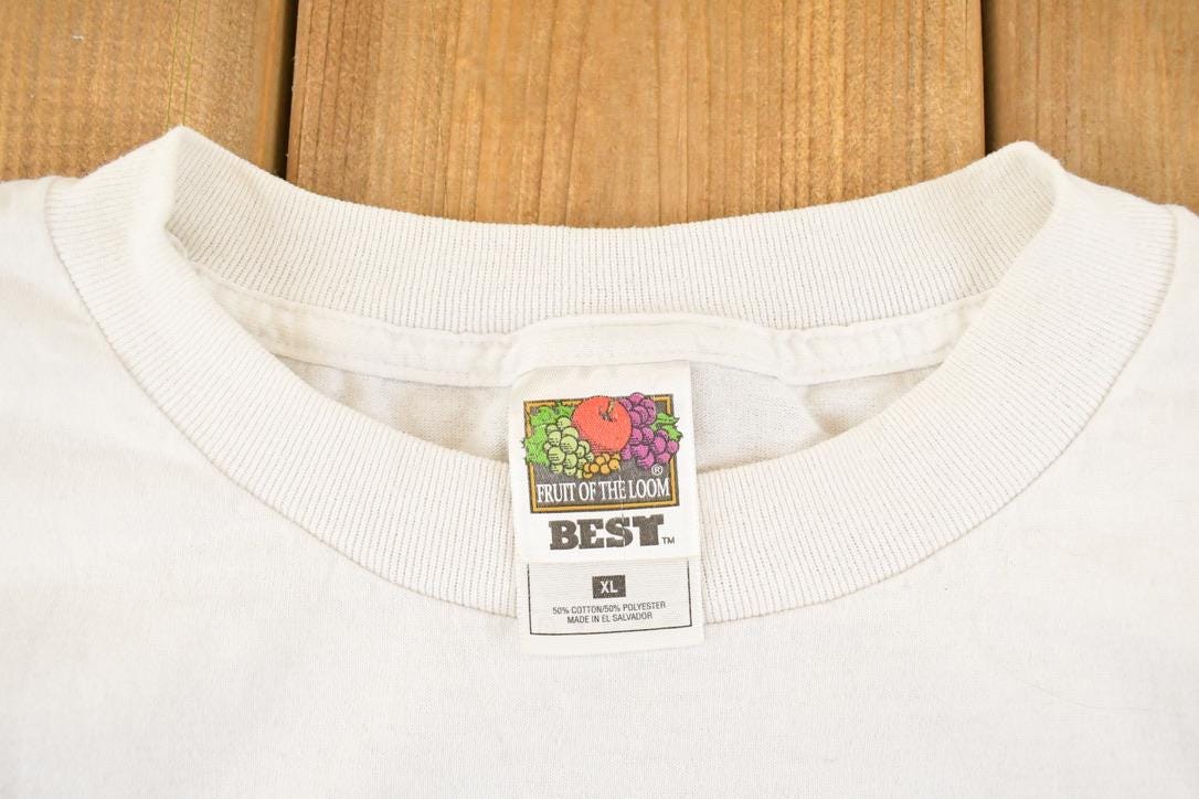 Vintage 1990's Stomach Diagram Souvenir Travel T-Shirt Men's XL from propervintagecanada