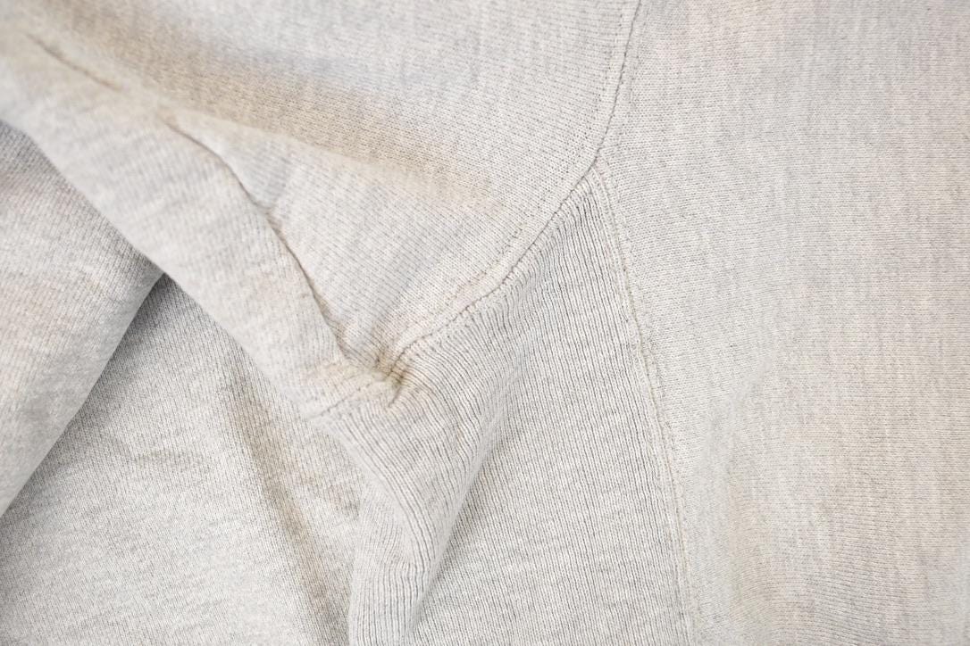Vintage 1990's Stout Champion Reverse Weave Embroidered Hoodie Sweatshirt Mens L from propervintagecanada