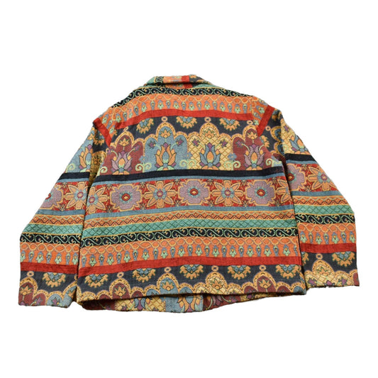 Vintage 1990's Studio Works Patterned Button Up Light Jacket Women's S from propervintagecanada