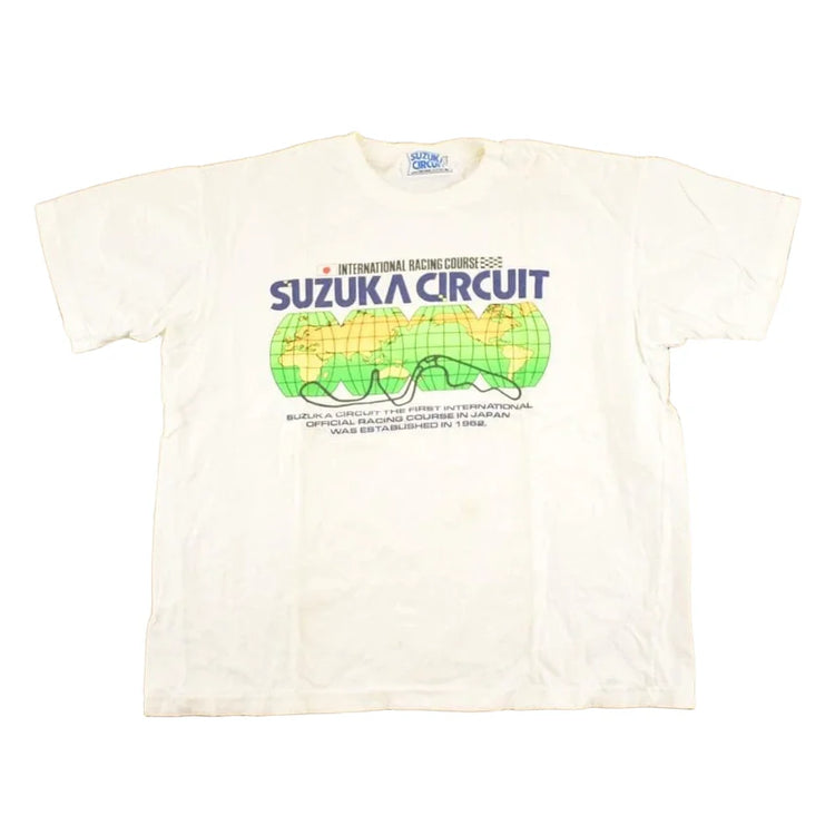 Vintage 1990's Suzuka Circuit Japan Souvenir Racing T-Shirt Men's L from propervintagecanada