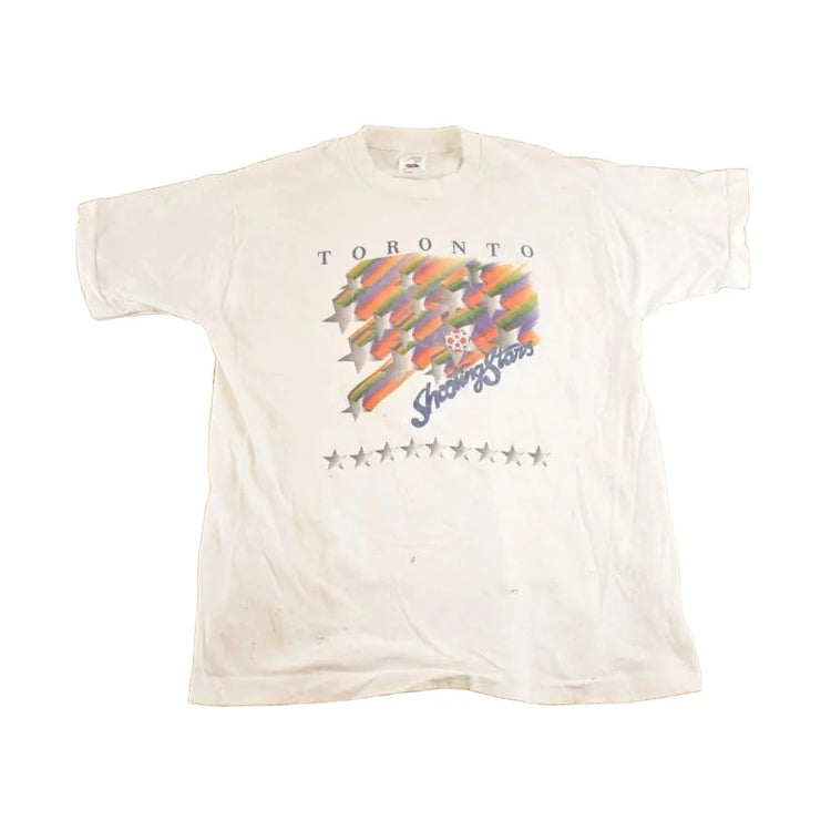 Vintage 1990's Toronto Shootings Stars Souvenir Soccer T-Shirt Mens M from propervintagecanada