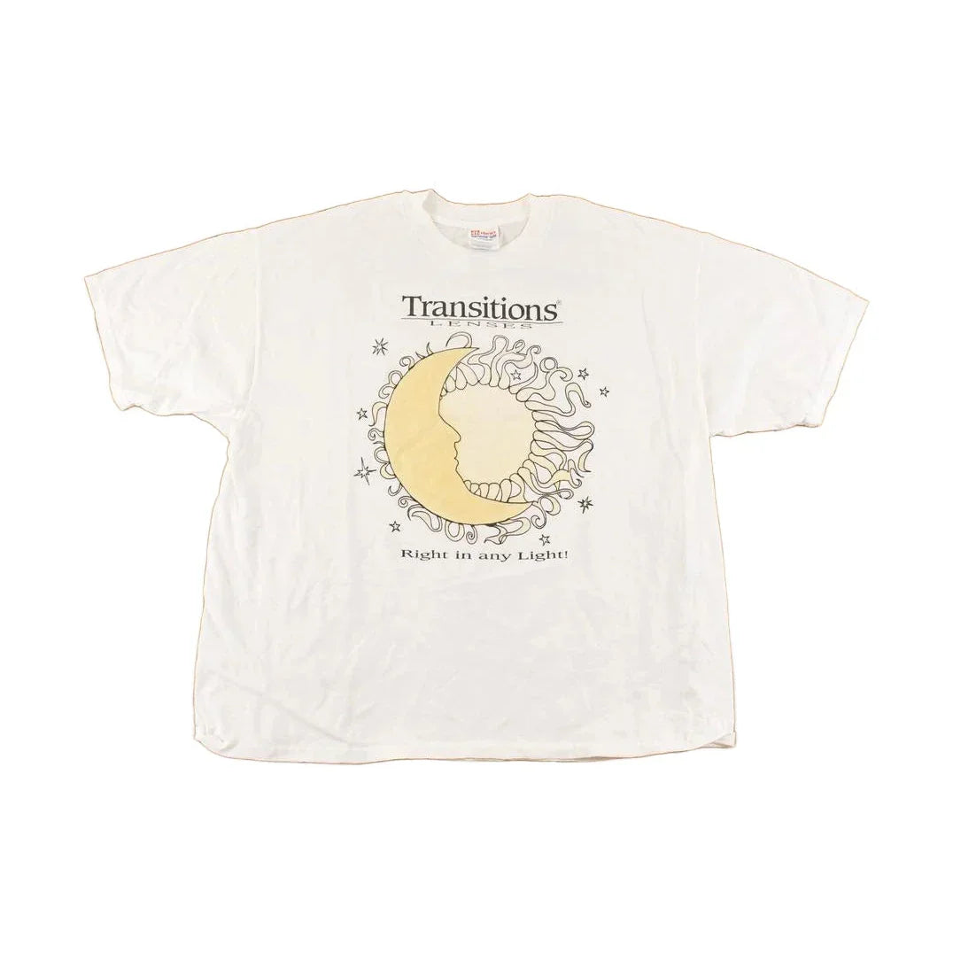 Vintage 1990's Transitions Lenses Souvenir Eyewear T-Shirt Men's XL from propervintagecanada