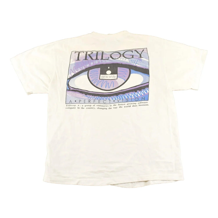 Vintage 1990's Trilogy Perfect Vision Souvenir Travel T-Shirt Men's M from propervintagecanada
