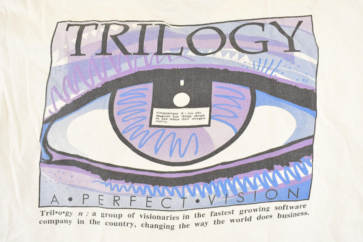 Vintage 1990's Trilogy Perfect Vision Souvenir Travel T-Shirt Men's M from propervintagecanada