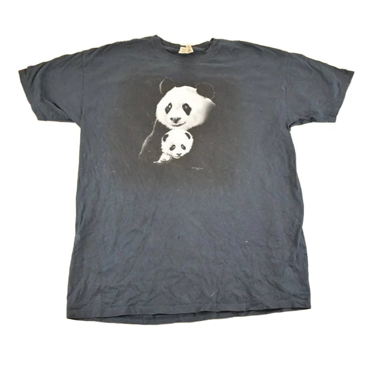 Vintage 1990's Two Pandas The Mountain Souvenir T-Shirt Men's XL from propervintagecanada