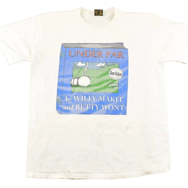 Vintage 1990's Under Par Golfing Souvenir Funny T-Shirt Men's L from propervintagecanada