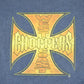Vintage 1990's West Coast Choppers Long Beach Souvenir Motorcycle T-Shirt Men's L from propervintagecanada