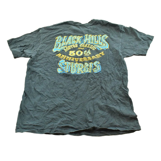 Vintage 1990 Sturgis Motorcycles Biker T-Shirt Men's Large from propervintagecanada