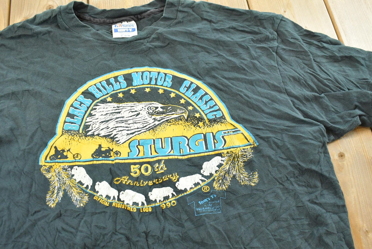 Vintage 1990 Sturgis Motorcycles Biker T-Shirt Men's Large from propervintagecanada