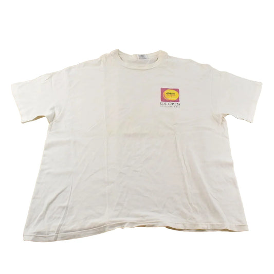 Vintage 1990 U.S. Open Tennis Graphic T-Shirt Mens XL from propervintagecanada