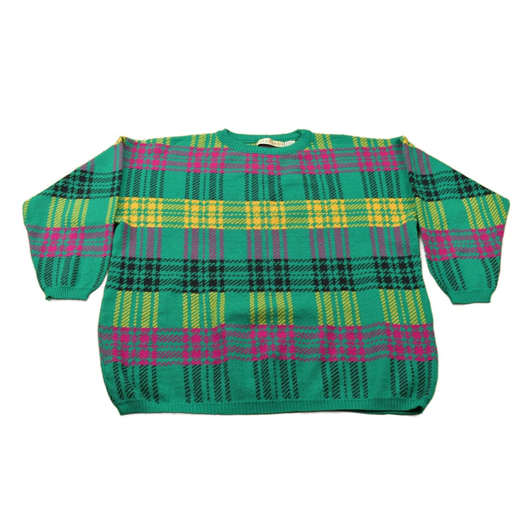 Vintage 1990s 100% Acrylic Wool Knit Sweater Men's XL from propervintagecanada