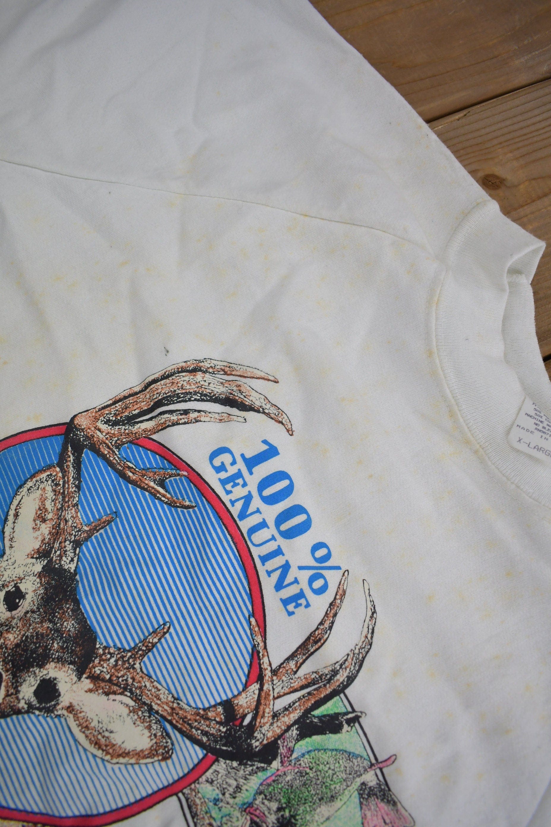 Vintage 1990s 100% Genuine American Sportsman Crewneck Men's Large from propervintagecanada