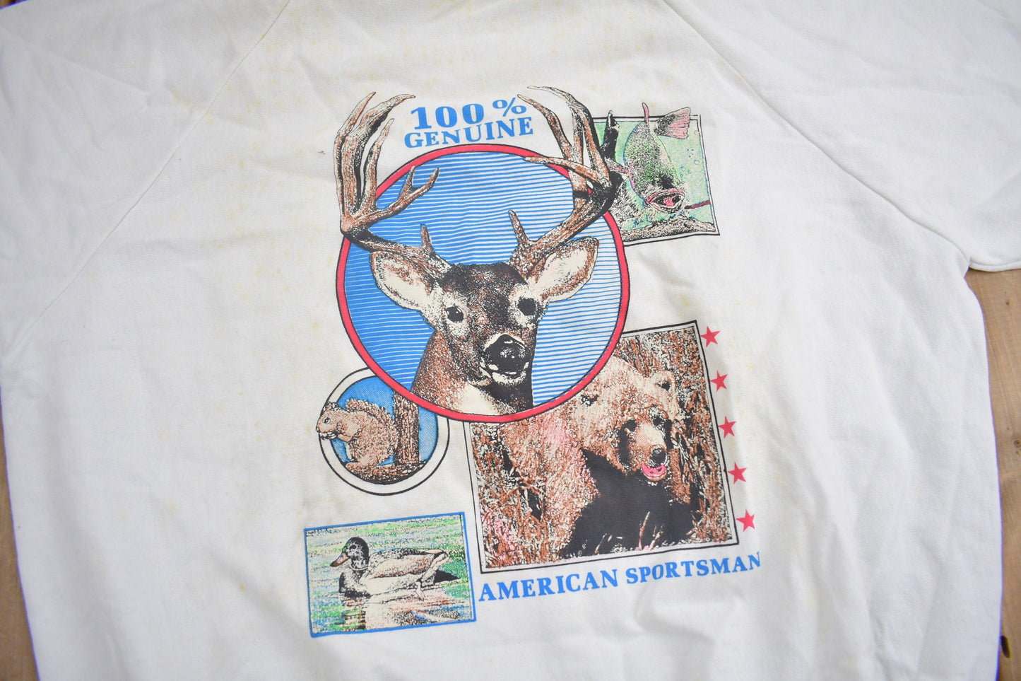 Vintage 1990s 100% Genuine American Sportsman Crewneck Men's Large from propervintagecanada
