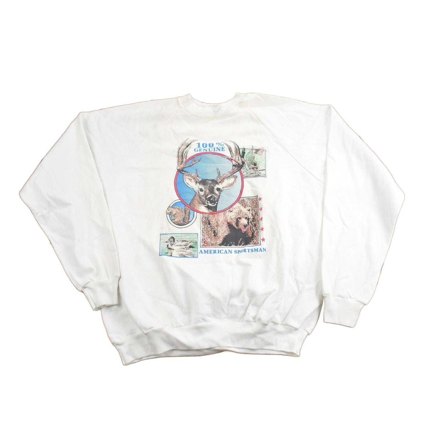 Vintage 1990s 100% Genuine American Sportsman Crewneck Men's Large from propervintagecanada