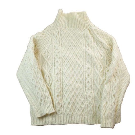 Vintage 1990s 100% Wool Cable Knit Sweater Men's XL from propervintagecanada