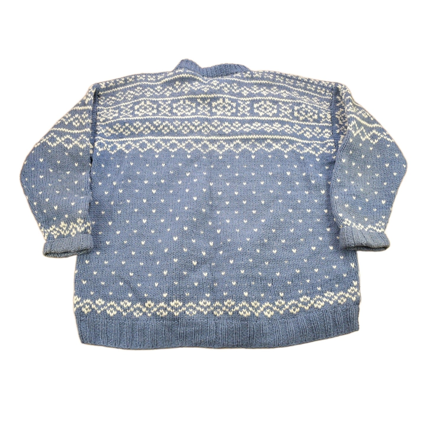 Vintage 1990s 100% Wool Henley Knit Sweater Men's 2XL from propervintagecanada