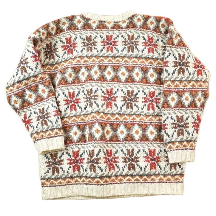 Vintage 1990s 100% Wool Knit Sweater Men's Large from propervintagecanada