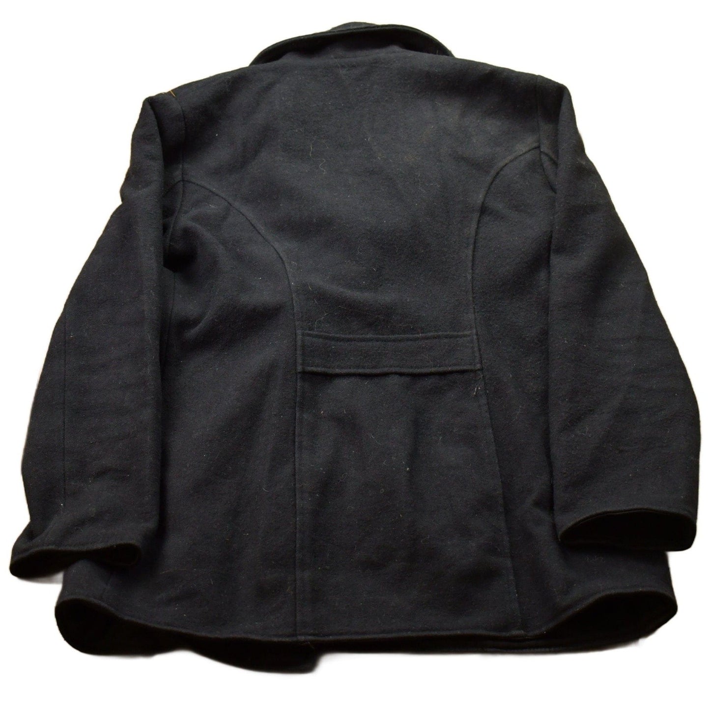 Vintage 1990s 100% Wool Pea Coat Jacket Men's XS from propervintagecanada