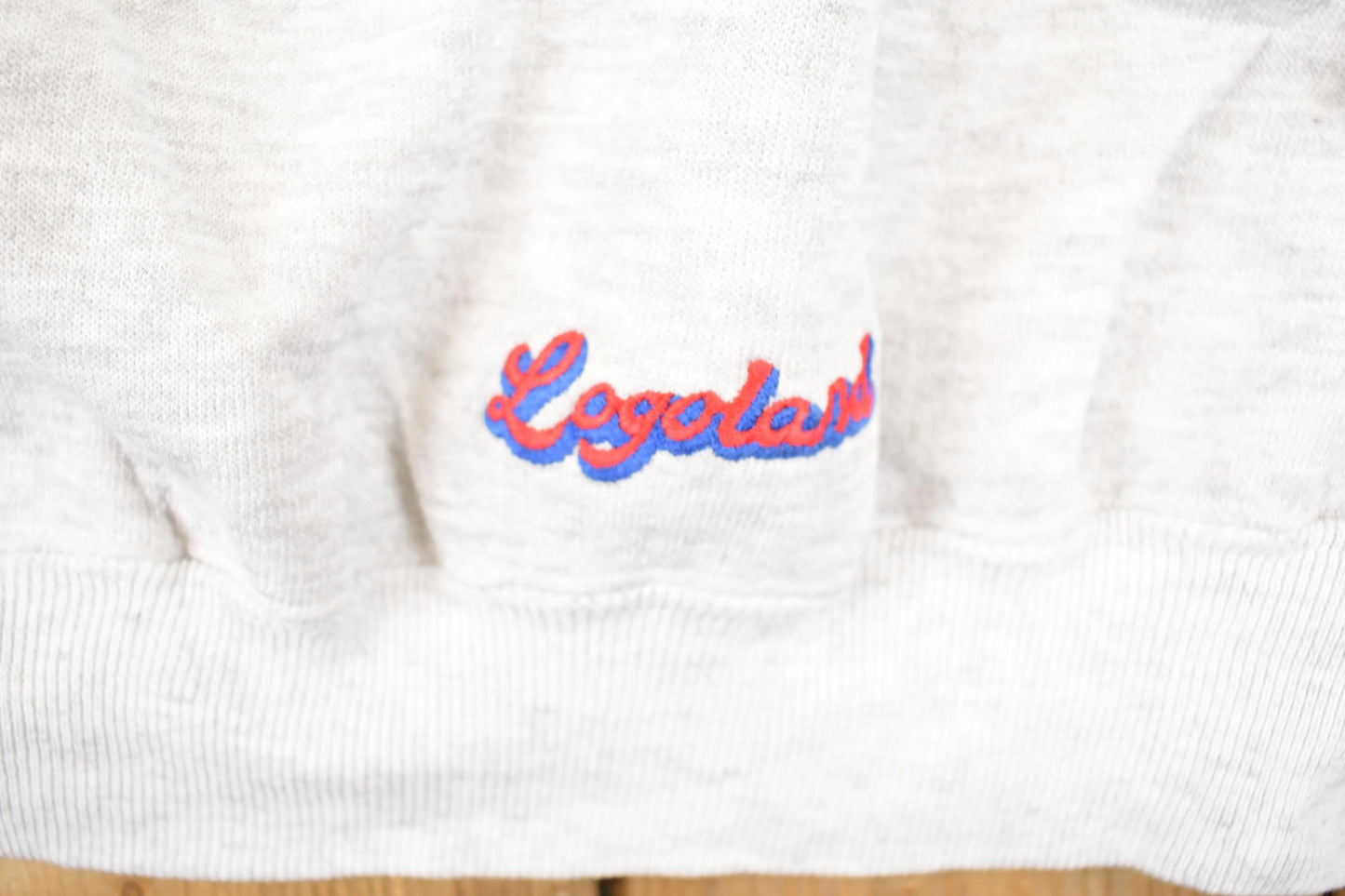 Vintage 1990s 1070 AM Legoland Graphic Print Heavyweight Crewneck Sweatshirt Mens XL from propervintagecanada