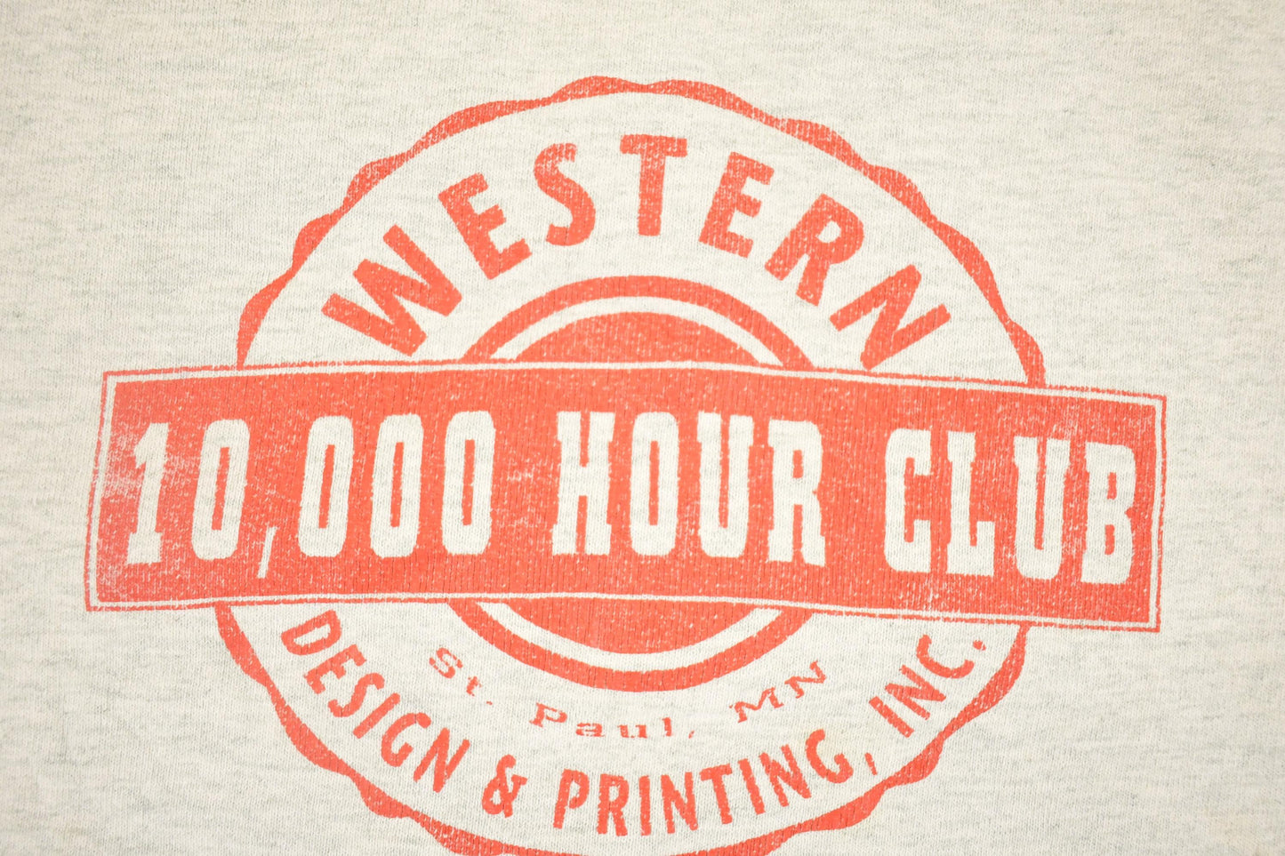 Vintage 1990s 10k Hour Club Heavyweight Souvenir Crewneck Sweatshirt Men's XL from propervintagecanada